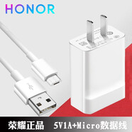 榮耀（HONOR）充電器原裝快充適用華為Mate8 P8暢玩7 7A 7C 7X 6 5X 9i暢享8高速 （拆機簡裝）標準版-5V1A充電器+數(shù)據(jù)線