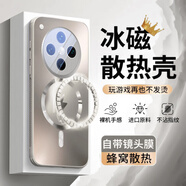 斯美 適用oppofindx8手機(jī)殼FindX8Ultra新款散熱閃電炫光磨砂保護(hù)套自帶鏡頭膜全包防摔磁吸創(chuàng)意商務(wù) FindX8Ultra【鈦金灰】+手機(jī)膜 散熱閃電炫光磨砂殼