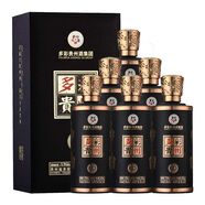 多彩貴州系列53度醬香型白酒 收藏自飲送禮酒水 53度 500mL 6瓶 （黑金釀）