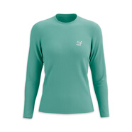 COMPRESSPORTCS女款跑步長(cháng)袖T恤速干排汗 Performance長(cháng)袖女 LS Tshirt 蛋殼藍 XS