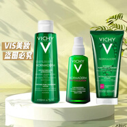 薇姿水楊酸凈顏無(wú)瑕水乳套裝女舒緩痘印控油清潔補水爽膚水保濕護膚品 水+精華乳+潔面啫喱（新款）