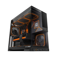 幾何未來(lái)（GeometricFuture）Model5悟空電腦機箱 AMD 信仰版(EATX主板/5090/4090顯卡/420/360冷排/海景房/TypeC)/AMD 9800X3D