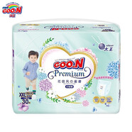 大王（GOO.N）花信風(fēng)紙尿褲尿不濕嬰兒尿布透氣尿片尿褲吸水隔尿墊男女寶拉拉褲 30片XXL拉拉褲(15kg以上)