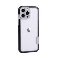 正屋適用蘋果15手機殼14pro新款13iphone12Pro散熱mini無邊框11promax耐臟x/xs透氣xr男se3女8plus網(wǎng)紅 【純邊框撞色】黑色邊框 iPhone 6s