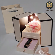 香奈兒（Chanel）魅力絲絨啞光炫亮唇膏口紅191 199 永生花禮盒 七夕 520 46#+永生花禮盒 