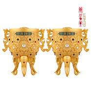 勇士的榮耀酒53度醬香型白酒 高端酒文創(chuàng)收藏 53度 520mL 2壇 金甌永固杯酒禮盒裝