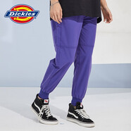 dickies【商場同款】休閑褲 女秋冬簡約百搭純色束腳褲下裝休閑 淺海軍藍 25