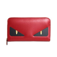 【节日礼物】女包 时尚Bag Bugs眼睛拉链款钱包 红色8M0299 A5PM F0MVV