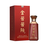 醬際 貴州茅臺鎮(zhèn) 醬香型白酒 金醬酒53度 純糧食坤沙陳釀 禮盒整箱裝 53度 500mL 1盒 【禮盒單瓶500ML】