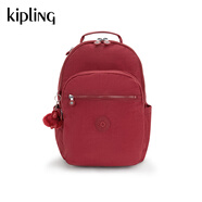 Kipling【七夕禮物】2025春夏新款學(xué)生書(shū)包大容量雙肩包首爾包|SEOUL M-尚紅色
