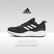 阿迪達(dá)斯（adidas）男鞋女鞋跑步鞋 夏季新款A(yù)LPHACOMFY網(wǎng)面透氣緩震輕便運(yùn)動(dòng)跑鞋 ID0350/黑色/白色/主圖款 40