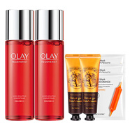 玉蘭油（OLAY）大紅瓶小白瓶精華水塑顏金純活能水抗皺保濕爽膚水乳化妝水 大紅瓶精華水150ml*2