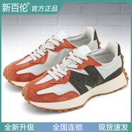 新百倫男鞋百搭阿甘鞋復(fù)古休閑女鞋老爹鞋327網(wǎng)紅學(xué)生鞋春夏增高慢跑鞋 327黑橘色 36 標(biāo)準(zhǔn)碼