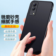 姚膜 適用于vivoT1手機殼透明vivoT1x保護套軟殼微磨砂黑色全包防摔男女 vivoT1x【黑色】磨砂軟殼