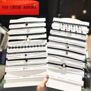 VAN CRUDE ANNORA蕾絲項(xiàng)鏈ins女潮網(wǎng)紅短款頸鏈頸帶項(xiàng)圈黑繩鎖骨鏈脖子飾品 15件沉魚