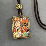 江浸月 阿彌陀佛守護(hù)神唐卡 鐘馗吊墜項(xiàng)鏈?zhǔn)さ鯄嬅骆淪N7867 扎基拉姆a前世今生 吞金獸款