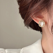 月隨人高級感仿貓眼耳環(huán)女韓國耳釘女新款潮簡(jiǎn)約小精致氣質(zhì)網(wǎng)紅 貓眼石耳釘 H0644B