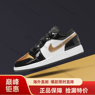 耐克（NIKE）Air JORDAN 1 GS AJ1 LOW低幫籃球鞋 CV9844 DH7547海外直郵 黑金腳趾DR6970-071 35.5