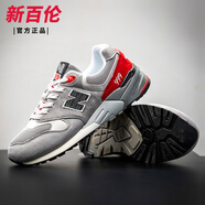 新百倫官方直營(yíng)N字運動(dòng)鞋999真皮大碼男鞋女2026年秋冬復古休閑慢跑步鞋 真皮999灰紅 41