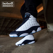 耐克（NIKE）bebe8【嚴(yán)選好物】AJ13 Air Jordan13 喬13 男女休閑運(yùn)動鞋籃球鞋 白藍(lán)黑曜石DJ3003/414571-144 45