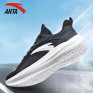 安踏（ANTA）男鞋運動跑步鞋2025年春季新品網(wǎng)面透氣輕便減震鞋休閑跑鞋子男 黑/碳灰 42.5