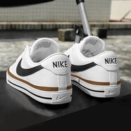 耐克（NIKE）男鞋2025冬季新款休閑鞋子運動(dòng)低幫板鞋輕便舒適透氣防滑板鞋男 沙漠黃褐/偏小半碼/COURT/曬退5 44.5