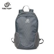探拓（TECTOP） 戶外徒步雙肩背包 休閑徒步旅行男女通用皮膚包 冰河灰