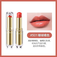 CEZANNE日本CEZANNE倩詩(shī)麗白胖子口紅金管101唇膏豆沙色奶茶色105 金管501#珊瑚橘色3.2g