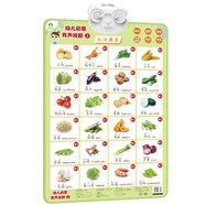 幼兒?jiǎn)⒚捎新晵靾D 認(rèn)識(shí)蔬菜 3-6歲兒童早教玩具啟蒙認(rèn)知認(rèn)識(shí)蔬菜看圖識(shí)物點(diǎn)讀發(fā)聲掛圖