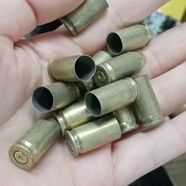 退伍留念真子彈殼工藝品鑰匙扣掛件戰(zhàn)友生日禮品收藏彈殼軍旅紀(jì)念 9mm銅10顆