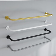 服裝店展示架上墻壁掛童裝店貨架正側簡(jiǎn)約掛衣架陽(yáng)臺晾衣桿 金色 120長(cháng)10深19直徑