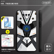 留春 小米mi黑鯊4s手機殼黑鯊4sPro保護套防摔全包軟超薄情侶網(wǎng)紅5G男硅膠女液態(tài)硅膠機械戰(zhàn)甲 黑鯊4s-4spro通用【優(yōu)雅黑-黑白鎧甲】