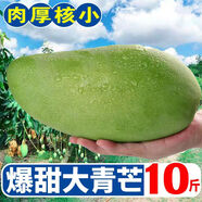 大青芒果水果新鮮當(dāng)季3/5/10斤裝整箱批發(fā) 帶箱9-10斤裝 特大果【精選】