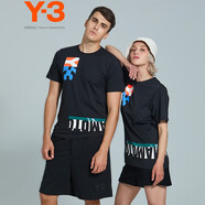 Y-3【七夕禮物】Y-3  y3水泳系列圓領(lǐng)短袖T恤情侶款FN5727 黑色 XXS (175) 80A