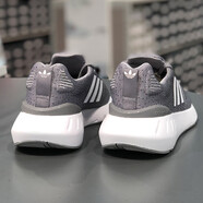 Adidas阿迪達斯三葉草男鞋女鞋夏季新款情侶運動(dòng)鞋網(wǎng)面休閑鞋緩震跑步鞋 GZ3495 灰白 37