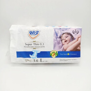 BB樂(lè )BB樂(lè )紙尿褲無(wú)感極薄輕薄透氣干爽SMLXL新生兒男女通用尿不濕 紙尿褲L54片1包