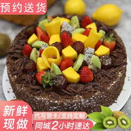 米蘇先生水果新鮮生日蛋糕同城配送祝壽禮物父母女友當(dāng)天配送日達(dá)到全國 巧克力樂園蛋糕 【推薦款】8英寸（約2-4人食用）