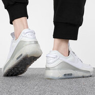 耐克（NIKE）男鞋夏季新款運動鞋AIR MAX 90氣墊緩震透氣跑步鞋復古休閑鞋 DQ3987-101/AIR MAX 90/白灰 41