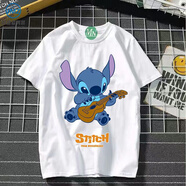 結(jié)盟者史迪仔聯(lián)名恤情侶裝小眾設(shè)計(jì)感寬松百搭學(xué)生短袖上衣男女潮 [短袖]史迪仔字母#10 2XL 建議120-140斤
