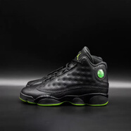 耐克（NIKE）【現(xiàn)貨斷碼】 耐克 飛人/AIR JORDAN 13 AJ13 女款A(yù)J十三 414574-042 黑綠37.5 37.5