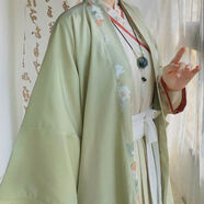 道花途云熏閣【宛若】漢服女宋制長干寺齊腰交領(lǐng)百褶裙學(xué)生秋冬新款 長干寺單件 S