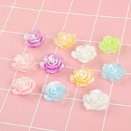 夜光創(chuàng  )意可愛(ài)小擺件動(dòng)物小海豚皇冠破殼小雞仔萌萌豬許愿瓶鑰匙扣 夜光糖果色玫瑰花 5個(gè)混裝