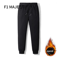 F1MAJE1T高端設(shè)計(jì)師品牌衛(wèi)褲女寬松棉休閑褲2025年新款春秋季束腳褲子女 黑色【加絨款】 3XL 【建議155-170斤】