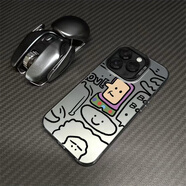 電小嘟 適用蘋果14promax手機殼iphone13巴斯光年11玩具總動員12卡通15plus動漫 【巴斯光年】黑框元氣殼 iPhone 12