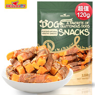 HELLOJOY狗狗零食 肉干肉條成犬幼犬通用訓狗獎勵零食 鴨肉繞薯條120g