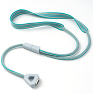 適用小天才電話(huà)手表Z10/Z9/Z11/Z8A/Z7S掛繩兒童掛脖掛套專(zhuān)用掛繩 【月灰】創(chuàng  )新調節扣丨一拉即用 適用：Z7/Z6/Z5/Z3/Z2【送工具】