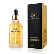 美寇傳奇24k黃金玻尿酸精華液補(bǔ)水保濕精華液面部精華護(hù)膚品 24k黃金精華液100ml(1瓶)