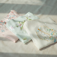 清水溪漢初春天物語(yǔ) 清水溪春秋刺繡漢服吊帶女棉麻國(guó)風(fēng)日常吊帶內(nèi)搭背心 淺藕粉吊帶 準(zhǔn)現(xiàn)貨 2XL