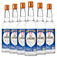 臺島(taidao)臺灣高粱酒濃香型600ML*6瓶整箱裝酒廈門高粱酒口糧白酒 52度 600mL 6瓶 整箱6瓶