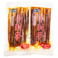 與美手剝筍開(kāi)袋即食200g*5袋香辣竹筍泡椒筍尖休閑食品零食小吃 香辣味200克*5大包
